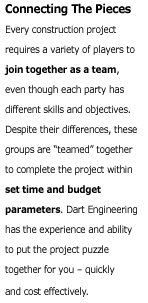Dart connects the pieces.